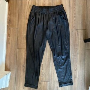 Georgie Faux Leather Jogger